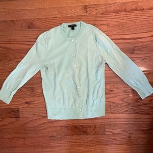 J. Crew Jackie Cardigan Mint